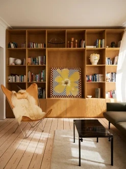 Paper Collective Impresión digital Flower With Checks 03