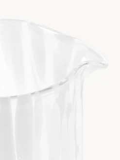 Westwing Collection Jarra artesanal con estampado a lunares Oakley, 1.1 L