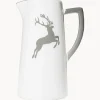 Gmundner Keramik Jarra artesanal Grauer Hirsch