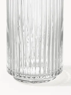 Westwing Collection Jarra soplada con borde dorado Aleo, 1 L