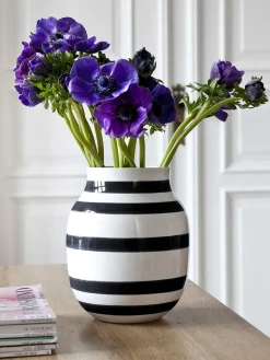 KÄHLER Jarrón artesanal de cerámica Omaggio, 20 cm