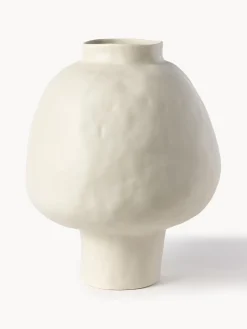 Westwing Collection Jarrón artesanal de diseño de gres Saki, 40 cm^ Jarrones|Jarrones