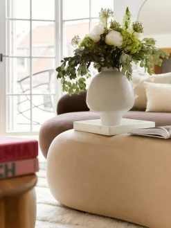 Westwing Collection Jarrón artesanal de diseño de gres Saki, 40 cm^ Jarrones|Jarrones