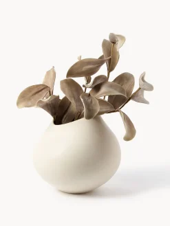 Westwing Collection Jarrón artesanal de gres Opium, 28 cm