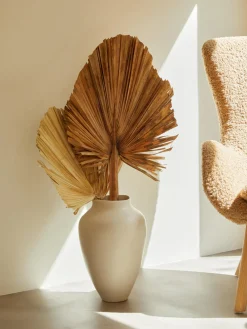 Westwing Collection Jarrón artesanal Latona, 41 cm