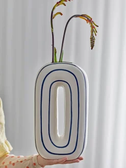 Bloomingville Jarrón artesanal Mae, 32 cm^ Jarrones|Jarrones