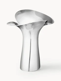 GEORG JENSEN Jarrón de acero inoxidable Bloom Botanica, 33 cm^ Jarrones|Jarrones