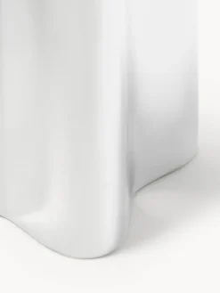 Westwing Collection Jarrón de acero inoxidable Vine, 18 cm