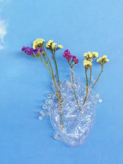 SELETTI Jarrón de cristal Love in Bloom, 24 cm^ Jarrones|Jarrones