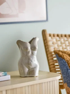 Bloomingville Jarrón de diseño Athena, Al 23 cm