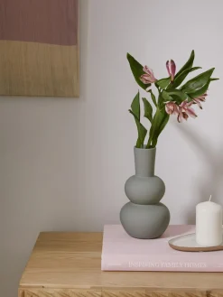 HD Collection Jarrón de diseño Eathan, 20 cm