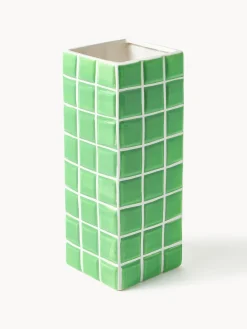 &k Amsterdam Jarrón de diseño Tile, 28 cm