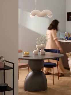 Westwing Collection Jarrón de gres Madhuri, 25 cm