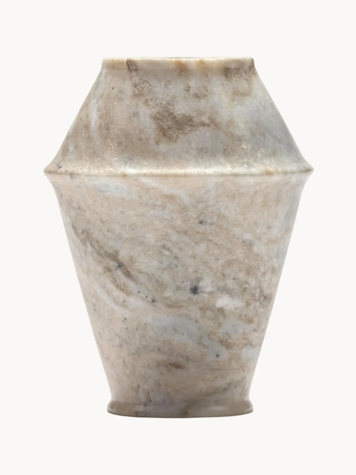 SERAX Jarrón de mármol Dune, 18 cm