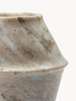 SERAX Jarrón de mármol Dune, 18 cm