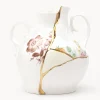 SELETTI Jarrón de porcelana fina Kintsugi, 19 cm^ Jarrones|Jarrones
