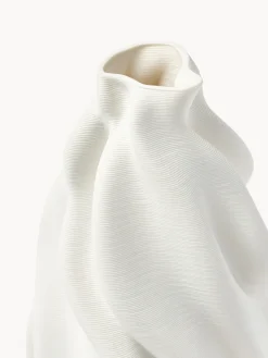 Westwing Collection Jarrón de porcelana impreso en 3D Melody, 29 cm