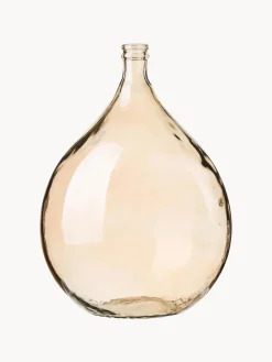 HD Collection Jarrón de suelo de vidrio Drop, Al 56 cm^ Jarrones|Jarrones