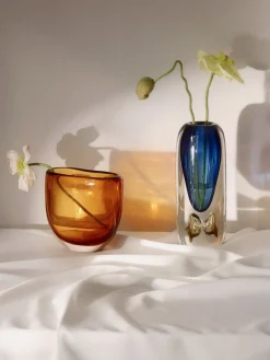 Westwing Collection Jarrón de vidrio Aurum, 20 cm^ Jarrones|Jarrones