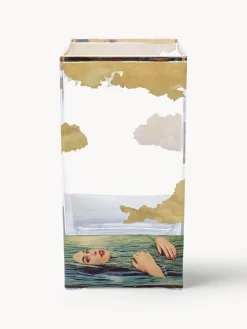 SELETTI Jarrón de vidrio , 30 cm^ Jarrones|Jarrones