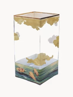 SELETTI Jarrón de vidrio , 30 cm^ Jarrones|Jarrones