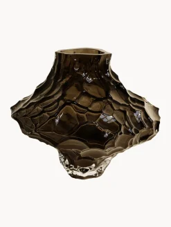 Hein Studio Jarrón de vidrio soplado Canyon, 23 cm