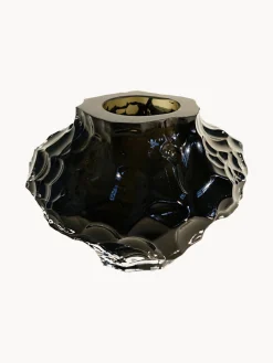 Hein Studio Jarrón de vidrio soplado Canyon, 8 cm