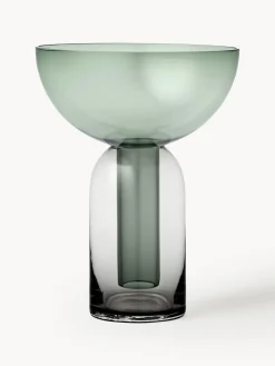 AYTM Jarrón de vidrio soplado Torus, 20 cm^ Jarrones|Jarrones