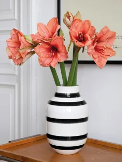 KÄHLER Jarrón grande artesanal de cerámica Omaggio, 31 cm^ Jarrones|Jarrones