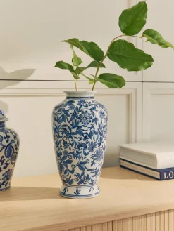 HD Collection Jarrón grande de porcelana Lin, 31 cm