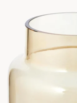 Westwing Collection Jarrón grande de vidrio Lasse, 22 cm