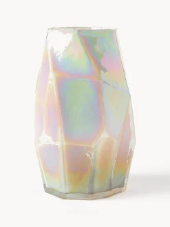 POLSPOTTEN Jarrón ridiscente de diseño Luster, 41 cm