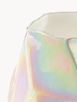 POLSPOTTEN Jarrón ridiscente de diseño Luster, 41 cm