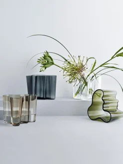 iittala Jarrón soplado artesanalmente Alvar Aalto, 16 cm^ Jarrones|Jarrones