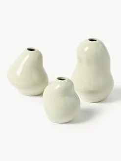 Westwing Collection Jarrones de gres Madhuri, 3 uds.