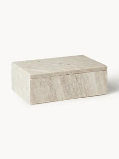 Westwing Collection Joyero de mármol travertino Venice^ Joyeros|Jarrones