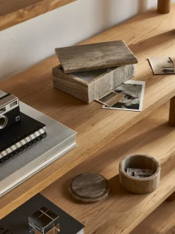 Westwing Collection Joyero de mármol travertino Venice^ Joyeros|Jarrones