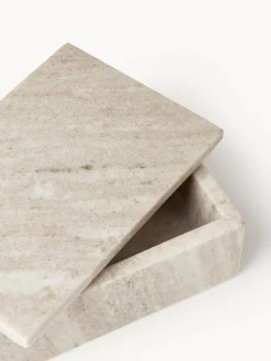 Westwing Collection Joyero de mármol travertino Venice^ Joyeros|Jarrones