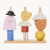 Ferm Living Kids Juguete de madera de haya Character^Niños Juguetes A Partir De 1 Año|Decoración Infantil
