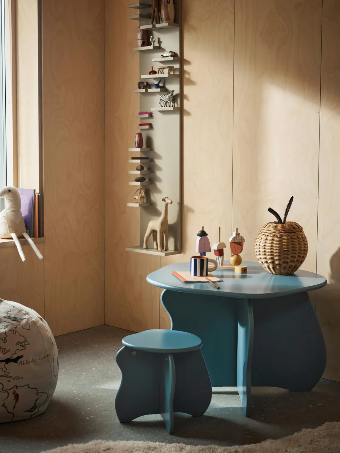 Ferm Living Kids Juguete de madera de haya Character^Niños Juguetes A Partir De 1 Año|Decoración Infantil