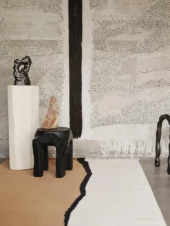 Ferm Living Kilim alfombra artesanal de lana con flecos Soil^ Rectangular|Alfombras Rectangulares