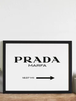 Any Image Lámina decorativa Prada Marfa