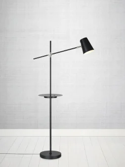 Markslöjd Lámpara de lectura con estante y estación de carga Linear