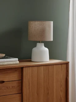 Westwing Collection Lámpara de mesa artesanal de cemento Ike^ Lámparas De Mesa|Lámparas De Techo