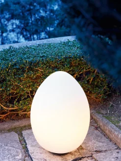 FontanaArte Lámpara de mesa artesanal Uovo