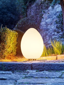 FontanaArte Lámpara de mesa artesanal Uovo