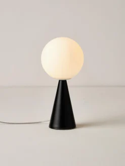 FontanaArte Lámpara de mesa artesanal pequeña Bilia Mini