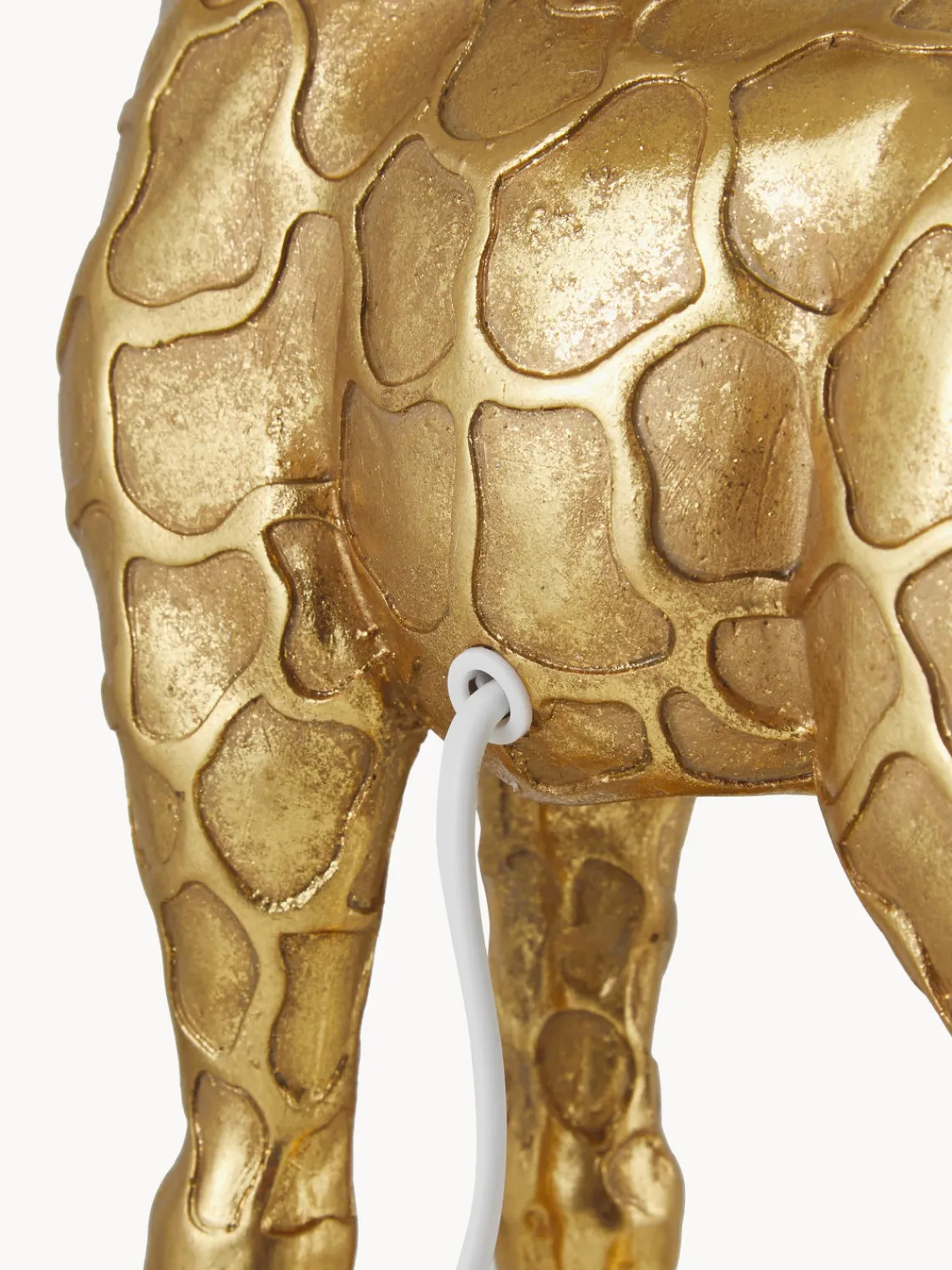 Bloomingville Lámpara de mesa de diseño grande con pantalla de lino Epigaea