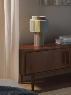 Westwing Collection Lámpara de mesa de lino Lace