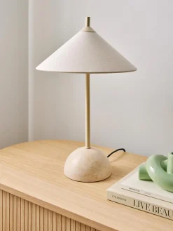 Westwing Collection Lámpara de mesa de mármol Desto